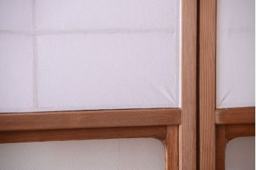 中古　直ガラス障子戸　4枚セット(雪見障子戸、引き戸、擦り上げ障子戸、擦上障子戸)(3)