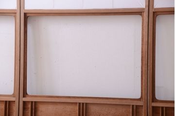 中古　直ガラス障子戸　4枚セット(雪見障子戸、引き戸、擦り上げ障子戸、擦上障子戸)(3)