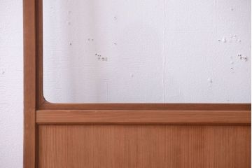 中古　直ガラス障子戸2枚セット(雪見障子戸、引き戸、擦り上げ障子戸、擦上障子戸)(2)
