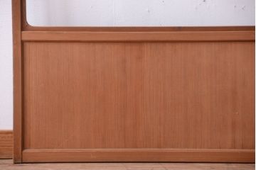 中古　直ガラス障子戸2枚セット(雪見障子戸、引き戸、擦り上げ障子戸、擦上障子戸)(2)