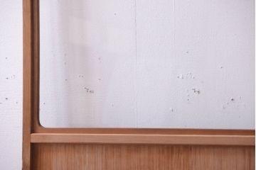 中古　直ガラス障子戸2枚セット(雪見障子戸、引き戸、擦り上げ障子戸、擦上障子戸)(2)
