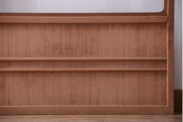 中古　直ガラス障子戸2枚セット(雪見障子戸、引き戸、擦り上げ障子戸、擦上障子戸)(2)