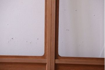中古　直ガラス障子戸4枚セット(雪見障子戸、引き戸、擦り上げ障子戸、擦上障子戸)(2)