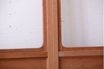 中古　直ガラス障子戸4枚セット(雪見障子戸、引き戸、擦り上げ障子戸、擦上障子戸)(2)