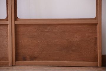 中古　直ガラス障子戸4枚セット(雪見障子戸、引き戸、擦り上げ障子戸、擦上障子戸)(2)