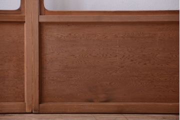 中古　直ガラス障子戸4枚セット(雪見障子戸、引き戸、擦り上げ障子戸、擦上障子戸)(2)