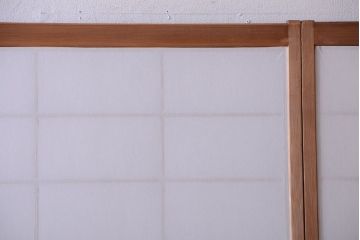 中古　直ガラス障子戸4枚セット(雪見障子戸、引き戸、擦り上げ障子戸、擦上障子戸)(2)