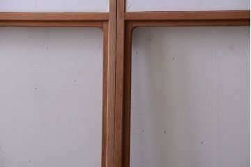 中古　直ガラス障子戸4枚セット(雪見障子戸、引き戸、擦り上げ障子戸、擦上障子戸)(2)