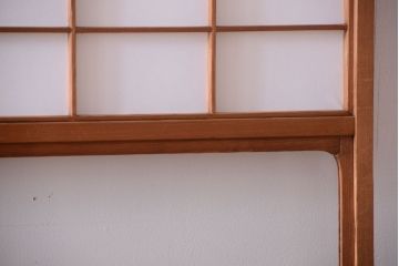 中古　直ガラス障子戸4枚セット(雪見障子戸、引き戸、擦り上げ障子戸、擦上障子戸)(1)