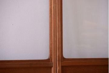 中古　直ガラス障子戸4枚セット(雪見障子戸、引き戸、擦り上げ障子戸、擦上障子戸)(1)