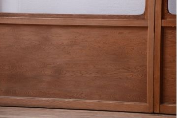 中古　直ガラス障子戸4枚セット(雪見障子戸、引き戸、擦り上げ障子戸、擦上障子戸)(1)