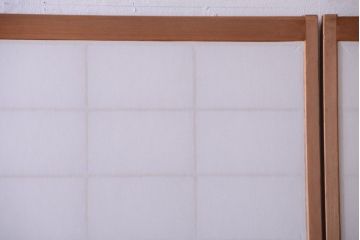 中古　直ガラス障子戸4枚セット(雪見障子戸、引き戸、擦り上げ障子戸、擦上障子戸)(1)
