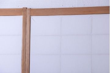中古　直ガラス障子戸4枚セット(雪見障子戸、引き戸、擦り上げ障子戸、擦上障子戸)(1)