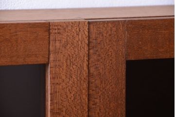 アンティーク家具　アンティーク　古い木のシンプルな壁掛け戸棚