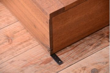 アンティーク家具　アンティーク　古い木のシンプルな壁掛け戸棚