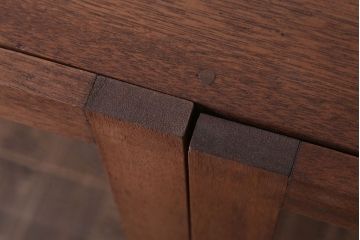 アンティーク家具　アンティーク　気泡ガラス入り!3つ扉の壁掛けキャビネット(収納棚)(2)
