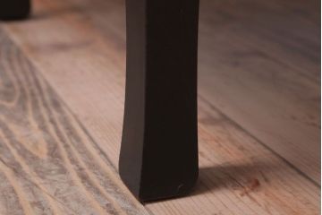 アンティーク家具　和製アンティーク　古い木製の大ぶりな角ちゃぶ台(1)