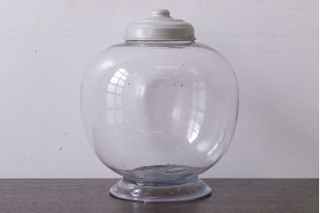 アンティーク雑貨　昭和レトロ　古い駄菓子屋の地球瓶(ビン)(2)