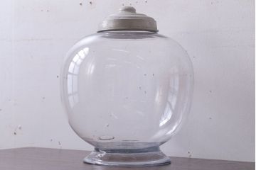 アンティーク雑貨　昭和レトロ　古い駄菓子屋の地球瓶(ビン)(2)