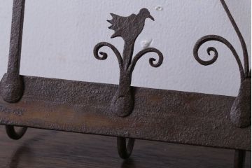 アンティーク雑貨　アンティーク調　かわいいアイアン壁掛けフック