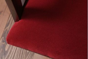 アンティーク家具　和製アンティーク　古いナラ材のシックな回転椅子(2)