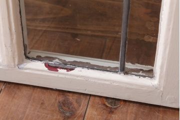 イギリスアンティーク　おしゃれなステンドグラスの小窓(明り取り)(3)