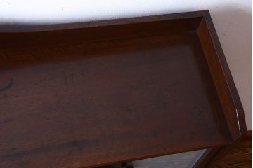 アンティーク家具　和製アンティーク　大正〜昭和期　すりガラス引き戸の本箱