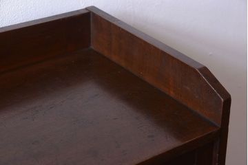 アンティーク家具　和製アンティーク　大正〜昭和期　すりガラス引き戸の本箱