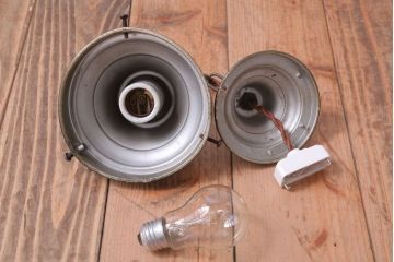 アンティーク　特大サイズ!レトロな球型ガラス天井照明