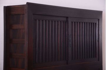 アンティーク家具　古民具・骨董　和モダン　六尺　上質なアンティーク収納箪笥(水屋箪笥)