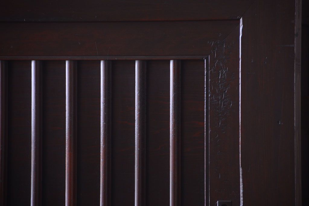 アンティーク家具　古民具・骨董　和モダン　六尺　上質なアンティーク収納箪笥(水屋箪笥)