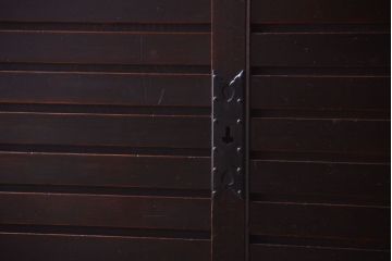 アンティーク家具　古民具・骨董　和モダン　六尺　上質なアンティーク収納箪笥(水屋箪笥)