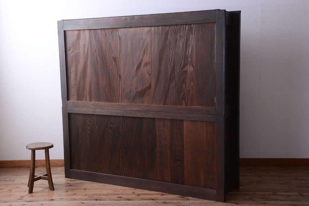 アンティーク家具　古民具・骨董　和モダン　六尺　上質なアンティーク収納箪笥(水屋箪笥)