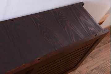 アンティーク家具　古民具・骨董　和モダン　六尺　上質なアンティーク収納箪笥(水屋箪笥)