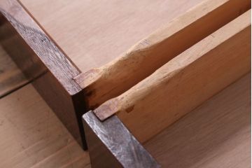 レトロ家具　昭和レトロ　古い木製のシンプルなアンティーク文机
