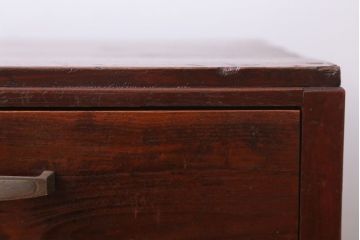 レトロ家具　昭和レトロ　古い木製のシンプルなアンティーク文机