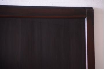 古民具・骨董　レトロガラス帯のアンティークガラス帯戸2枚セット