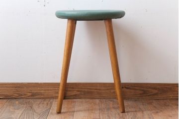 レトロ家具　昭和レトロ　ドーナツスツール(リングスツール・丸スツール)(1)