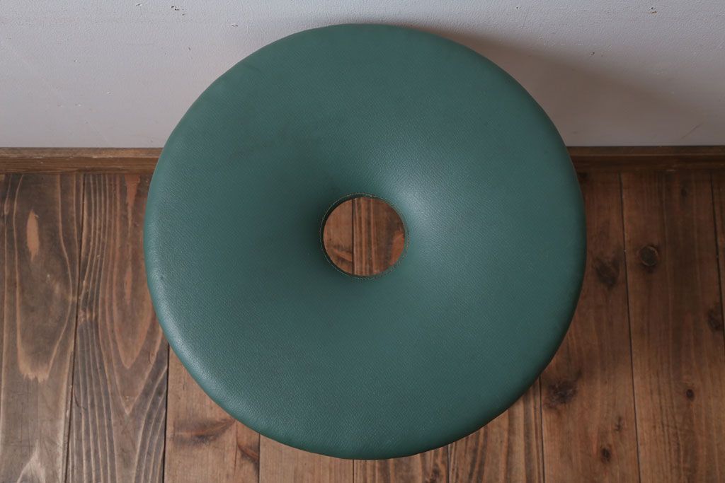 レトロ家具　昭和レトロ　ドーナツスツール(リングスツール・丸スツール)(1)