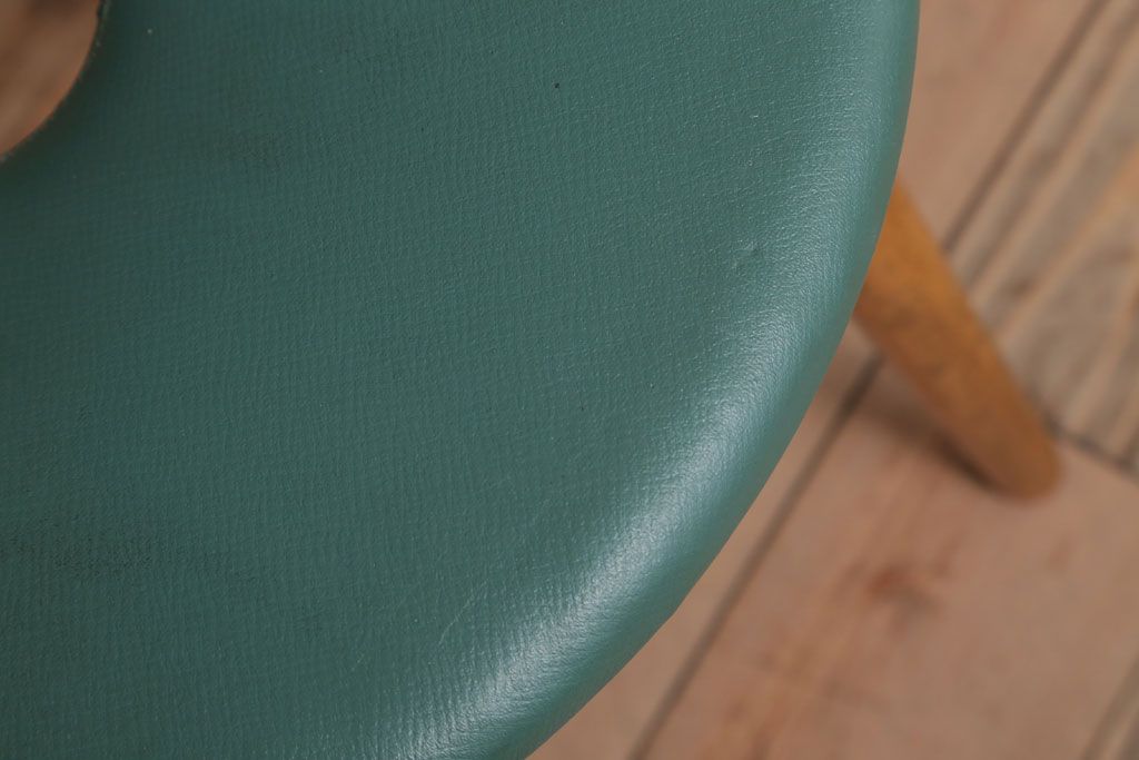 レトロ家具　昭和レトロ　ドーナツスツール(リングスツール・丸スツール)(1)
