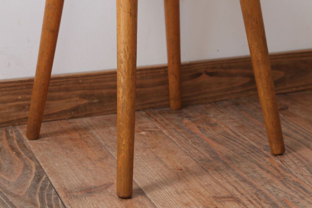 レトロ家具　昭和レトロ　ドーナツスツール(リングスツール・丸スツール)(1)