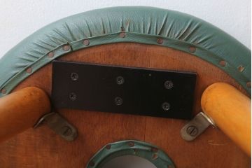 レトロ家具　昭和レトロ　ドーナツスツール(リングスツール・丸スツール)(1)