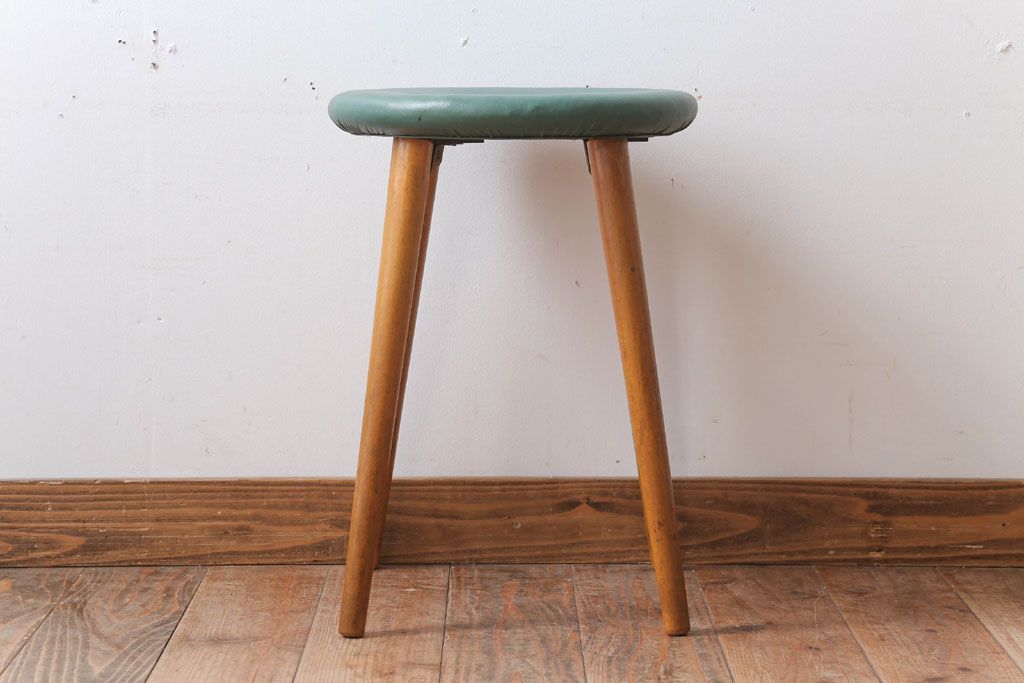 レトロ家具　昭和レトロ　ドーナツスツール(リングスツール・丸スツール)(2)