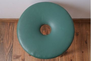 レトロ家具　昭和レトロ　ドーナツスツール(リングスツール・丸スツール)(2)