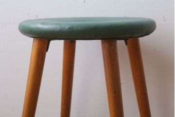 レトロ家具　昭和レトロ　ドーナツスツール(リングスツール・丸スツール)(2)