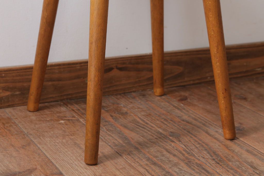 レトロ家具　昭和レトロ　ドーナツスツール(リングスツール・丸スツール)(2)