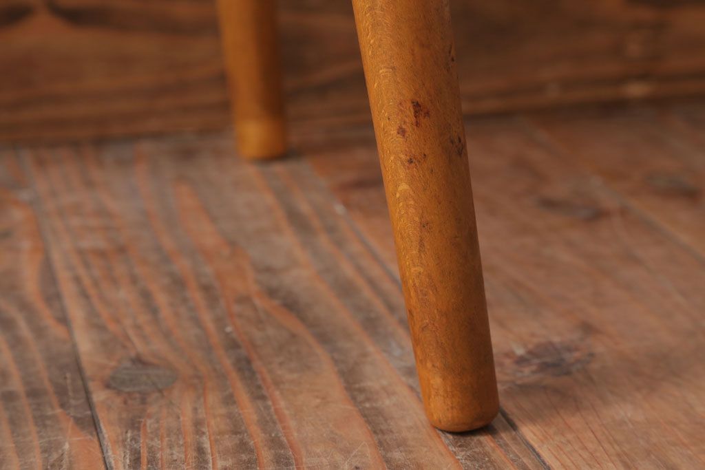 レトロ家具　昭和レトロ　ドーナツスツール(リングスツール・丸スツール)(2)