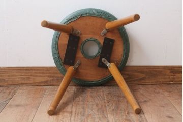 レトロ家具　昭和レトロ　ドーナツスツール(リングスツール・丸スツール)(2)