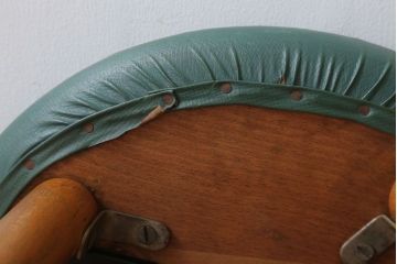 レトロ家具　昭和レトロ　ドーナツスツール(リングスツール・丸スツール)(2)