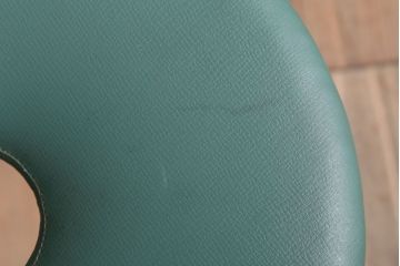 レトロ家具　昭和レトロ　ドーナツスツール2脚セット(リングスツール・丸スツール)